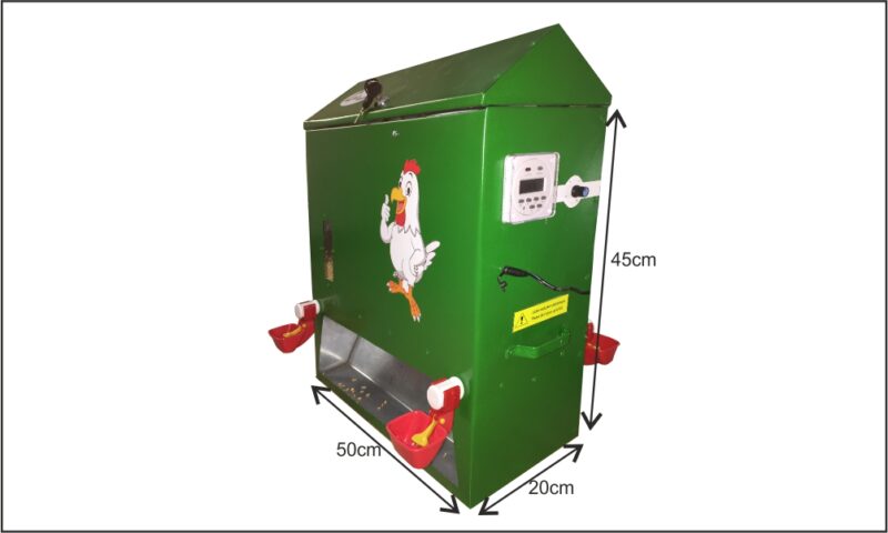 SB205 Kümes Hayvanları için Güneş Enerjili Otomatik Yemlik/Suluk - Görsel 2